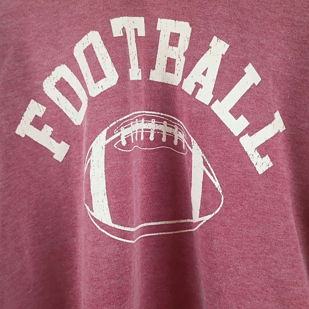 Women's Pink Football Graphic Sweater - Picture 2 of 6